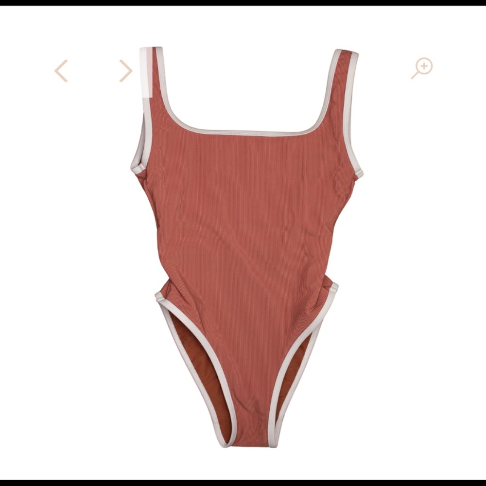 NWT Lainsnow Sangria one piece swimsuit